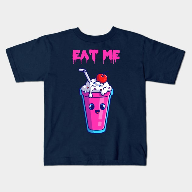 Eat me - Ice Cream Kids T-Shirt by Clicky Commons